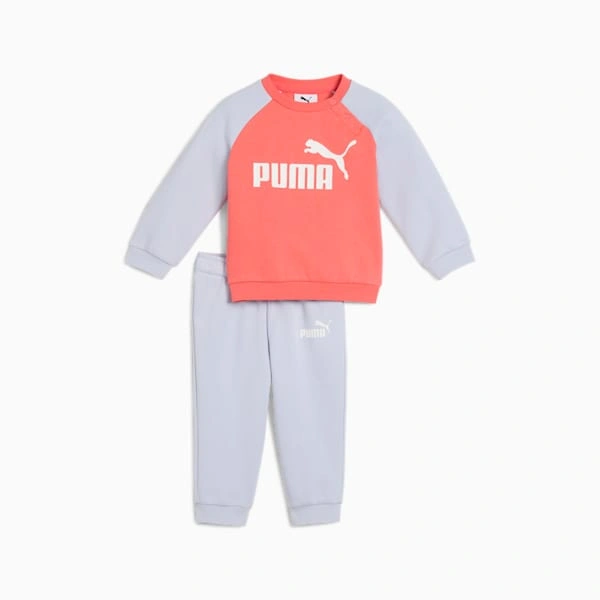 Tacsa Minicats Essentials: Set Raglán do Leanaí | Puma | Éadaí Caitheamh Aimsire, Stíl Agus Compord